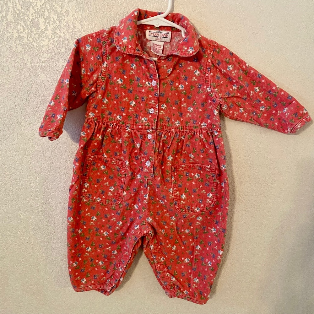 Vintage Lydia Jane Romper Size 12 Months